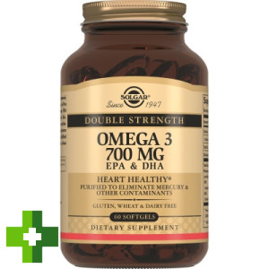 Солгар Омега-3 700 подвійн. ЕПК, ДГК